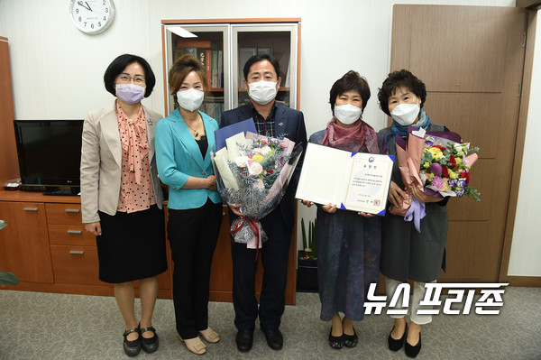 김해시자원봉사회, 코로나19대응 유공 행정안전부 장관상 수상김해시