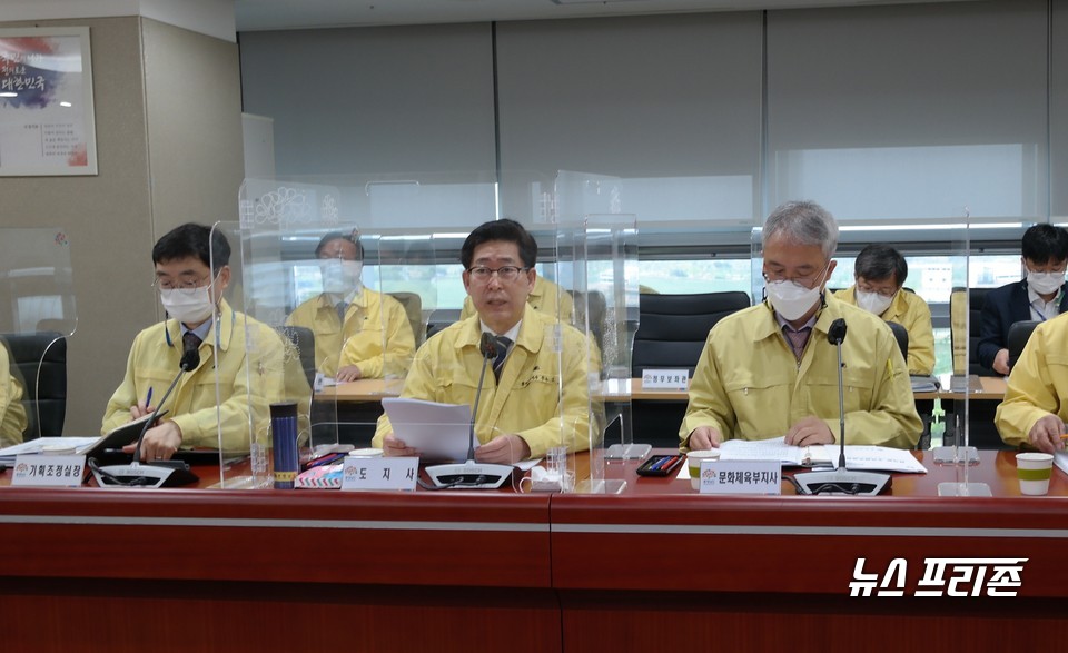 양승조 충남도지사가 3대 위기 극복과 에너지전환 등을 위한 10대 핵심과제를 선정하고 중앙정부에 제안했다./ⓒ박성민기자