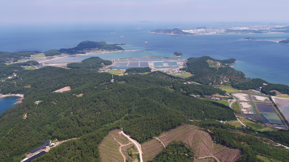 가로림만 국도 38호선 모습./ⓒ충남도청