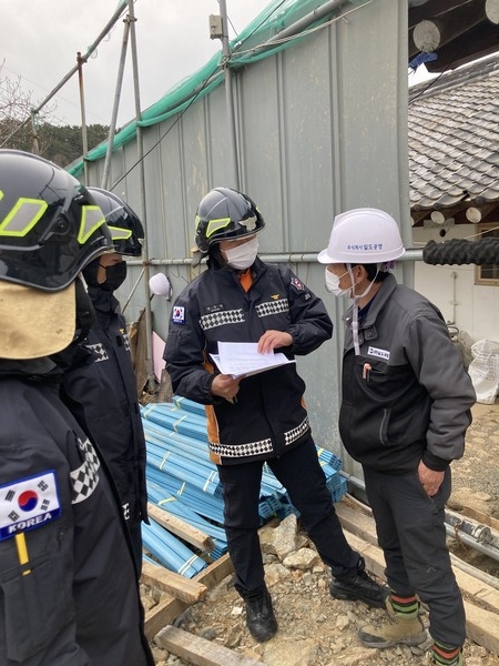 경남소방본부가 대형 공사장에 대한 화재안전대책에 나섰다. 경남소방본부