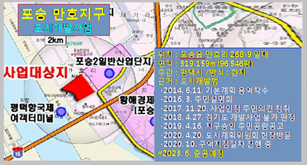 이 개발도면은 만호지구와 직접적인 관계가 부족할 수 있는 이미지입니다./뉴스프리존db