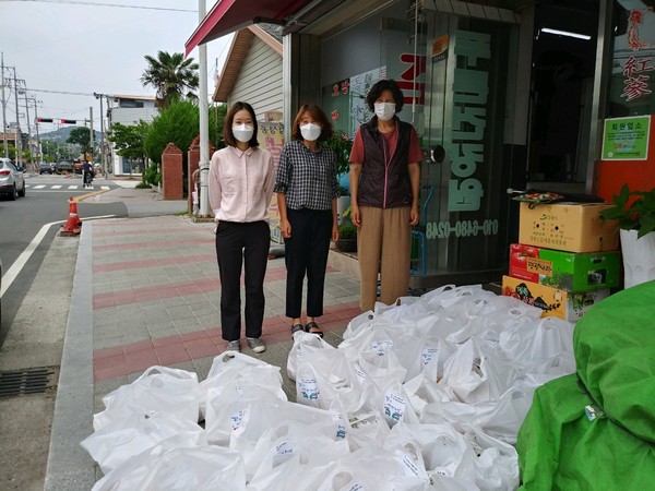 순천시 풍덕동 사랑의밥차 운영