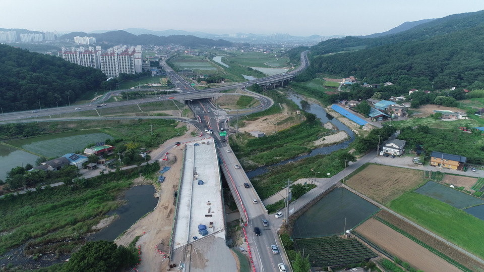 아산시 지역 내 국가도로망./ⓒ아산시