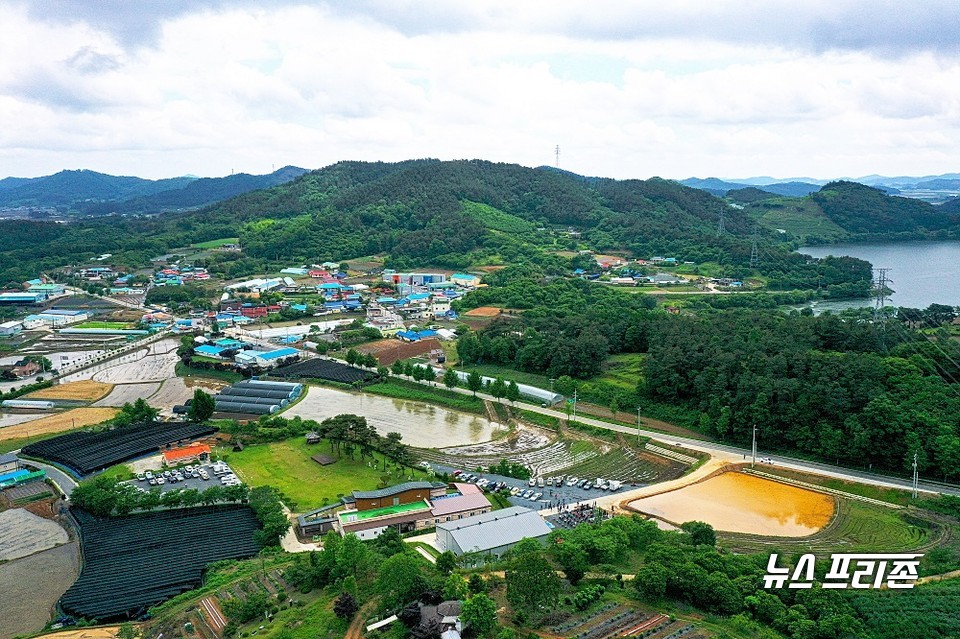 마산면 전경.Ⓒ서천군청