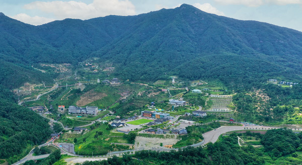 동의보감촌 항공 전경 ⓒ 산청군