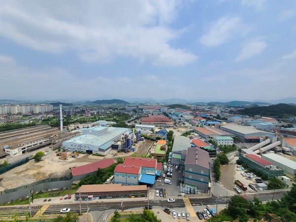 김해시 진영 본산리 준공업지역 모습김해시