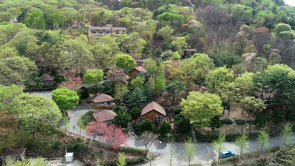 경남에 있는 한 공립 휴양림 전경 경남도