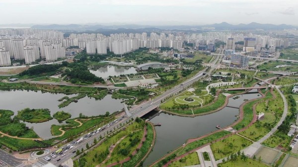 경기first 공모 대상에 오른 운정호수공원, 소리천(사진=파주시)