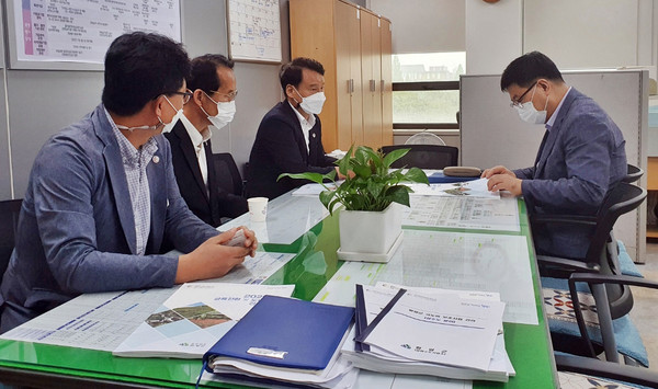 함양군 국도비 확보 경남도 방문    함양군