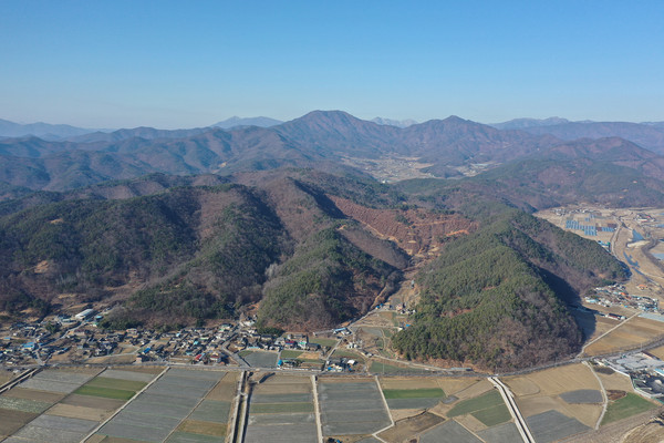 고령 본관리 고분군 전경