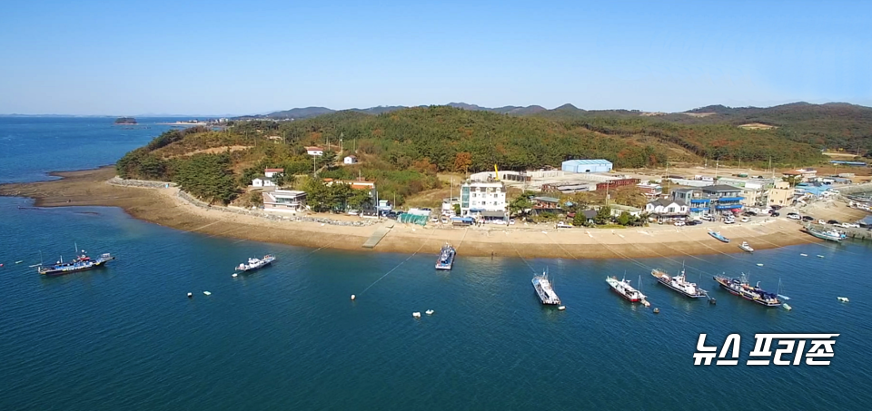 호동골과 젓떼기 마을 전경.Ⓒ보령시청