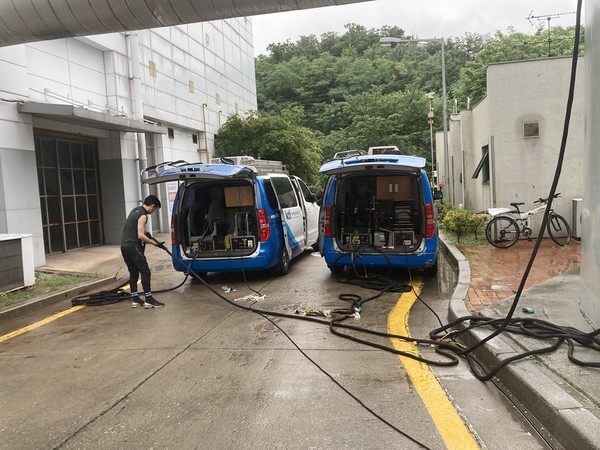 의정부시(시장 안병용)는 한국산업기술시험원이 생활폐기물 자원회수시설의 2021년 4/4분기 다이옥신 측정을 오는 11월 2일에 실시한다고 28일 밝혔다. 사진제공=의정부시청