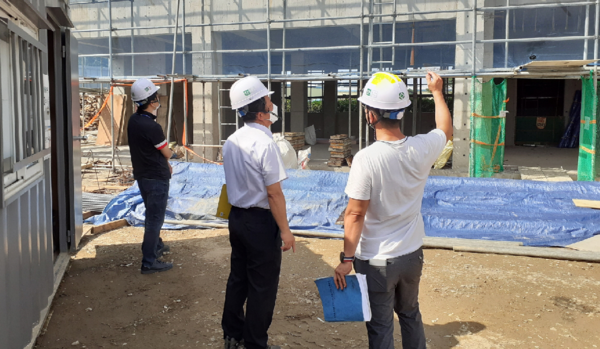 안성시는 지난 9월부터 10월까지 관내 대형건축공사장 28개소 대상으로 안전점검을 실시했다.(사진=안성시)