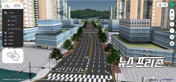 3D  가상체험으로 본 3기 신도시 도로 모습(사진=LH)