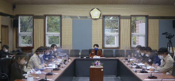 곽미연 평택시의회 의원은 8일 평택시 다문화교육 진흥을 위한 간담회를 가졌다.(사진=평택시의회)