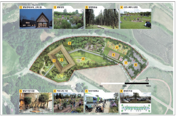 환경친화적 숙박시설 에코촌 조성 계획도/Ⓒ영양군