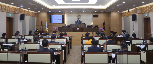 평택시의회는 19일 시의회 2층 본회의장에서 제227회 제2차 정례회를 개회했다.(사진=평택시의회)