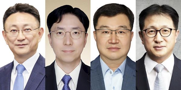 왼쪽부터 김우석, 박준규, 홍선기, 홍성윤 부사장. (사진=삼성생명)